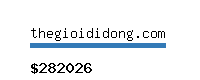 thegioididong.com Website value calculator