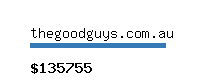 thegoodguys.com.au Website value calculator