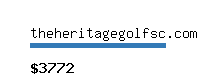 theheritagegolfsc.com Website value calculator