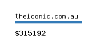 theiconic.com.au Website value calculator