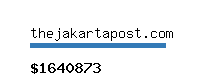 thejakartapost.com Website value calculator