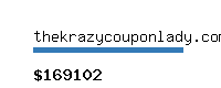 thekrazycouponlady.com Website value calculator