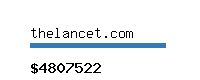 thelancet.com Website value calculator