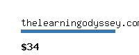 thelearningodyssey.com Website value calculator