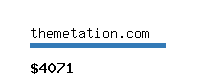 themetation.com Website value calculator