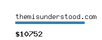 themisunderstood.com Website value calculator