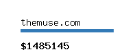 themuse.com Website value calculator