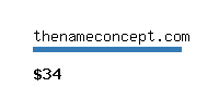 thenameconcept.com Website value calculator