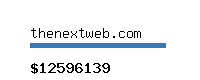 thenextweb.com Website value calculator