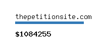 thepetitionsite.com Website value calculator