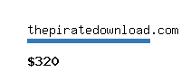 thepiratedownload.com Website value calculator