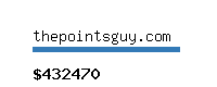 thepointsguy.com Website value calculator