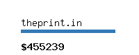 theprint.in Website value calculator