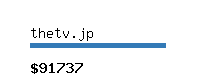 thetv.jp Website value calculator