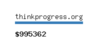 thinkprogress.org Website value calculator