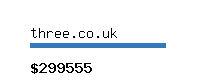 three.co.uk Website value calculator