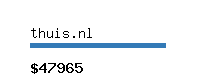 thuis.nl Website value calculator