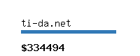 ti-da.net Website value calculator