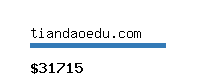 tiandaoedu.com Website value calculator
