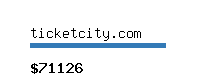 ticketcity.com Website value calculator