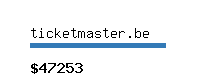 ticketmaster.be Website value calculator