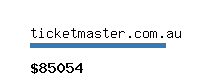 ticketmaster.com.au Website value calculator
