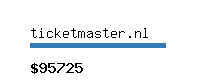 ticketmaster.nl Website value calculator