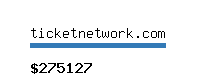 ticketnetwork.com Website value calculator