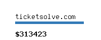 ticketsolve.com Website value calculator