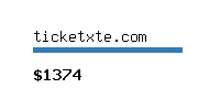 ticketxte.com Website value calculator
