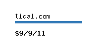 tidal.com Website value calculator