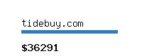 tidebuy.com Website value calculator