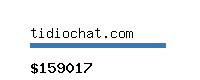 tidiochat.com Website value calculator