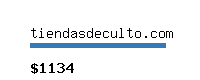 tiendasdeculto.com Website value calculator