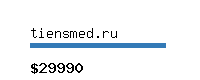 tiensmed.ru Website value calculator