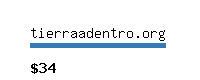 tierraadentro.org Website value calculator