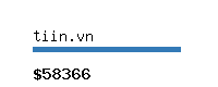 tiin.vn Website value calculator