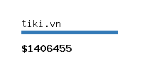 tiki.vn Website value calculator