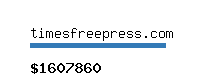 timesfreepress.com Website value calculator