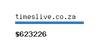 timeslive.co.za Website value calculator