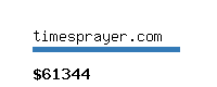 timesprayer.com Website value calculator