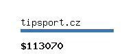 tipsport.cz Website value calculator