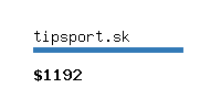 tipsport.sk Website value calculator
