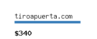 tiroapuerta.com Website value calculator