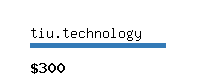 tiu.technology Website value calculator