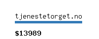 tjenestetorget.no Website value calculator