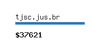 tjsc.jus.br Website value calculator