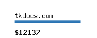 tkdocs.com Website value calculator