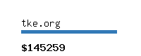 tke.org Website value calculator