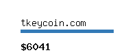 tkeycoin.com Website value calculator